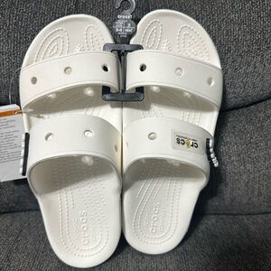 CROCS Classic White Sandals